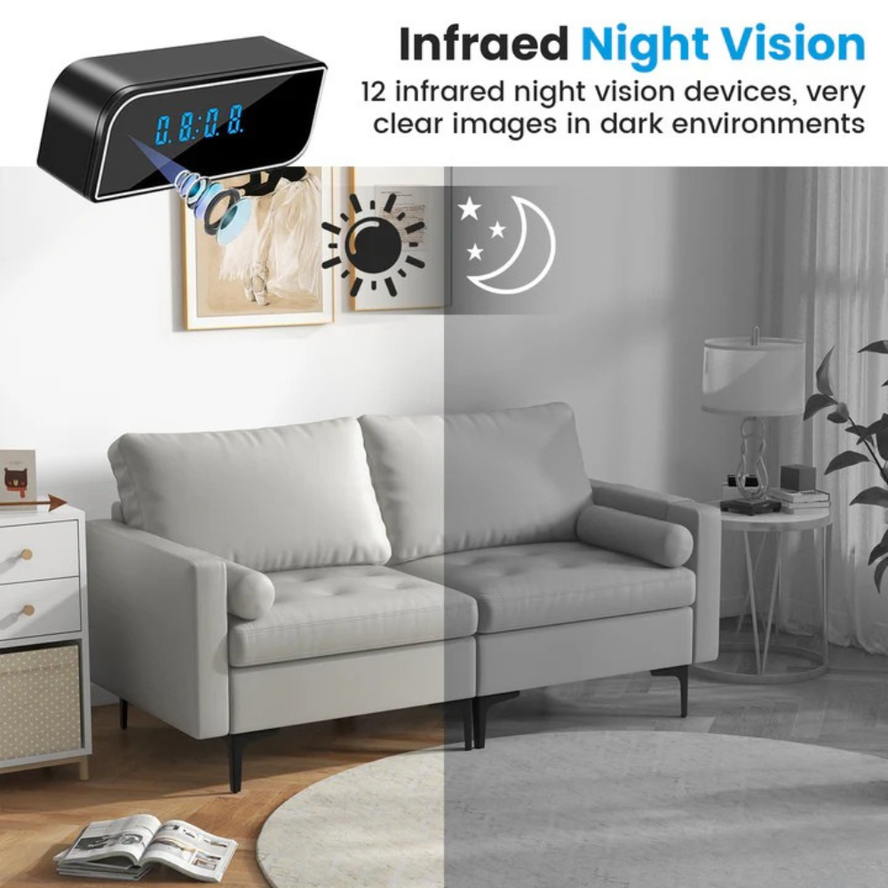 Wireless Hidden Clock Camera