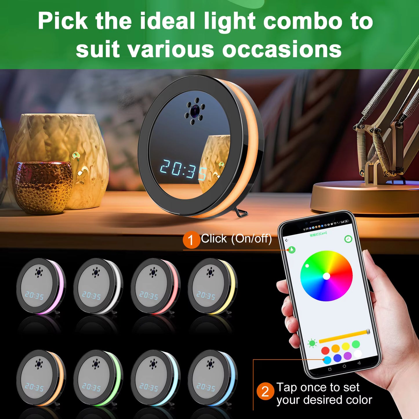 Mini Clock Spy Camera