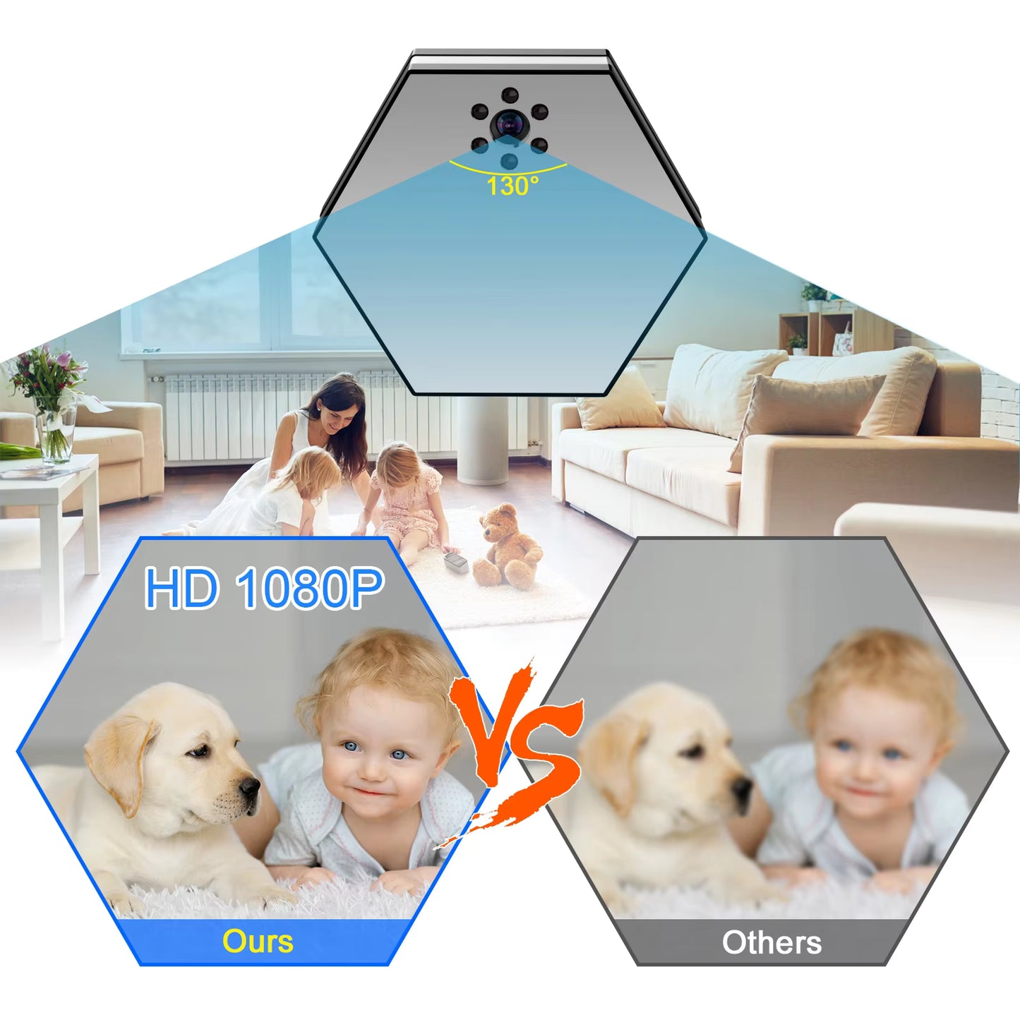 WiFi Security Camera with Clock