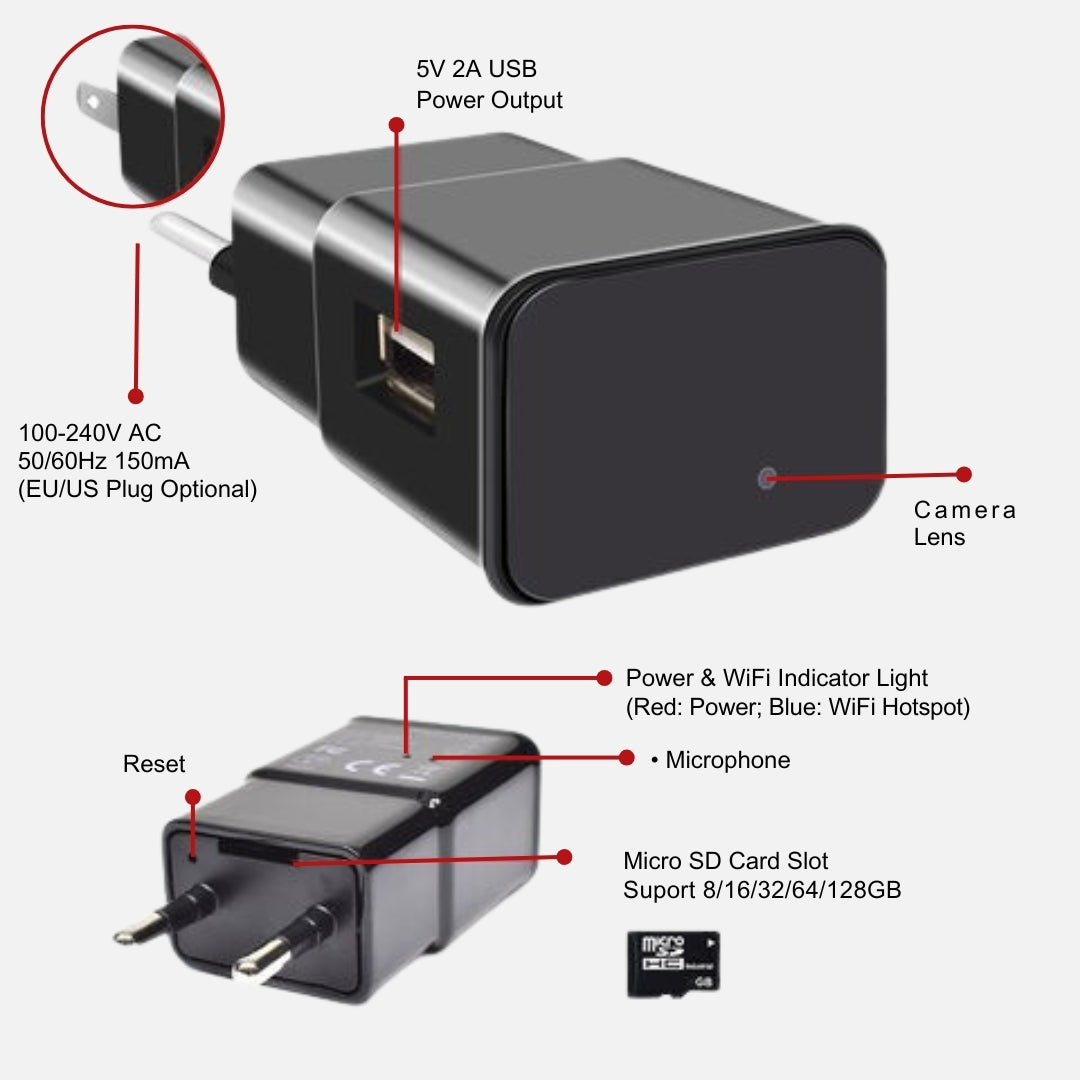 Surveillance USB Charger