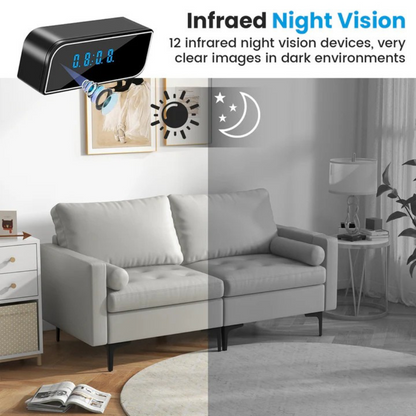 Wireless Hidden Clock Camera